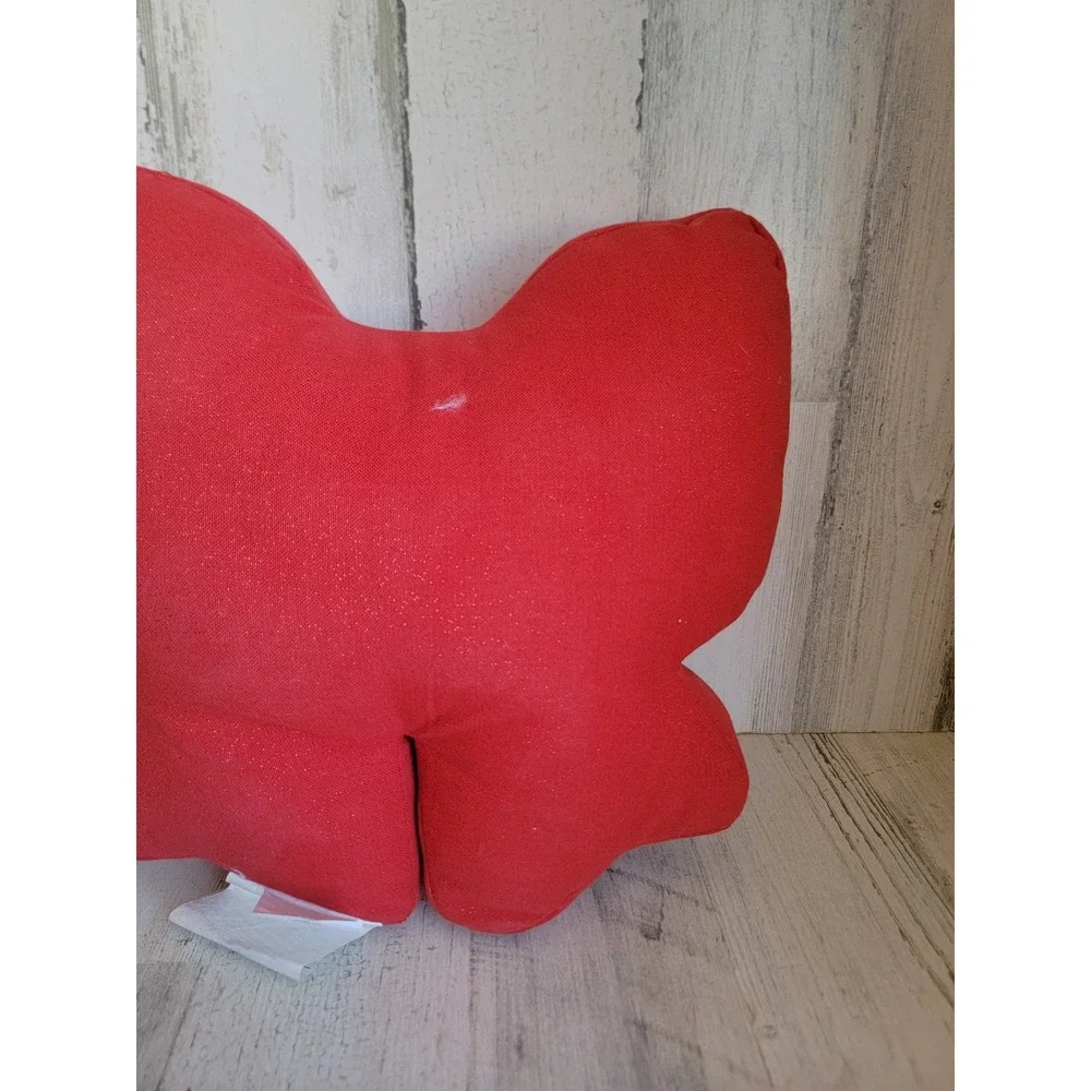 Love cupcakes beaded red bow pillow plush Valentine‎ home decor